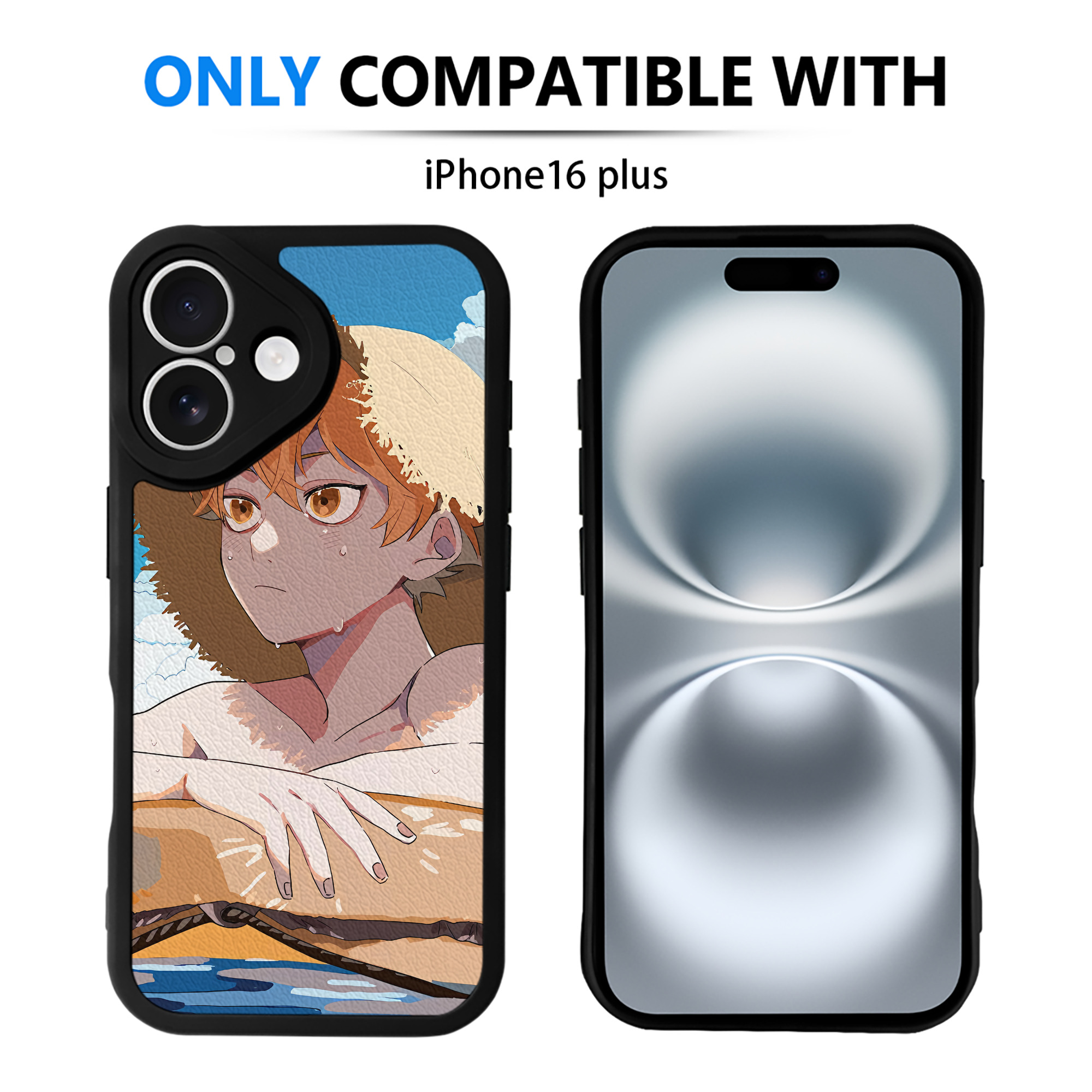 （画像用） ハイキュー!! Haikyu!! 【iPhone 16シリーズ対応】シリコンスマホケース（レザー調） 材質：シリコン